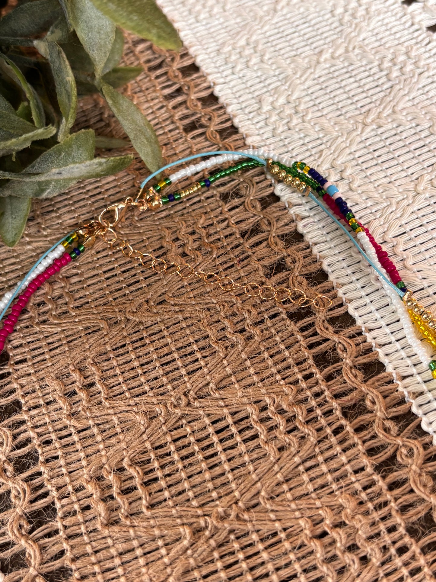 Boho Beaded Layering Necklace