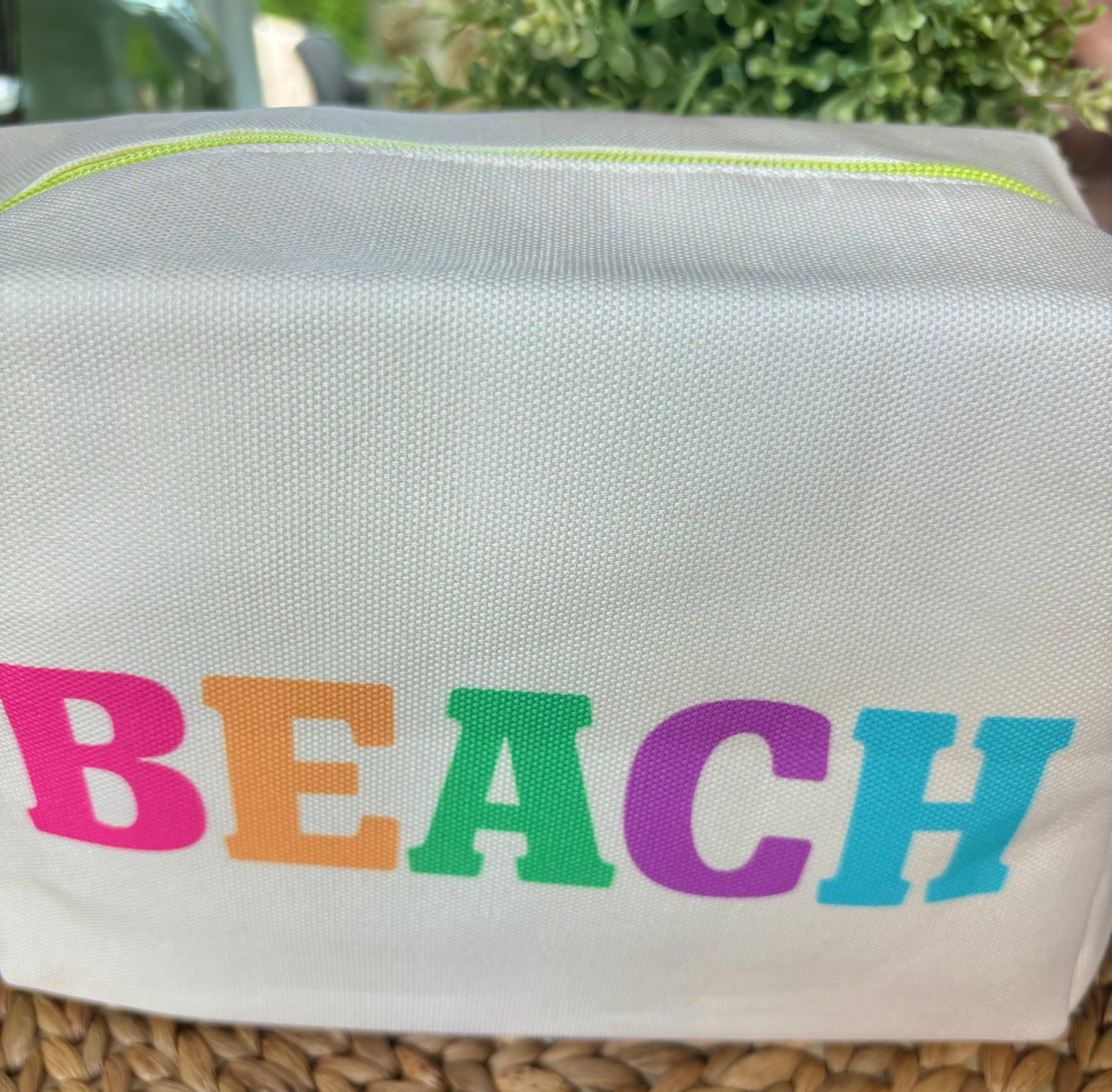 Beach Zipper Pouch- Large