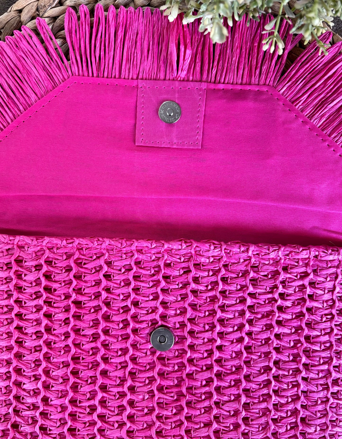 Straw Raffia Clutch