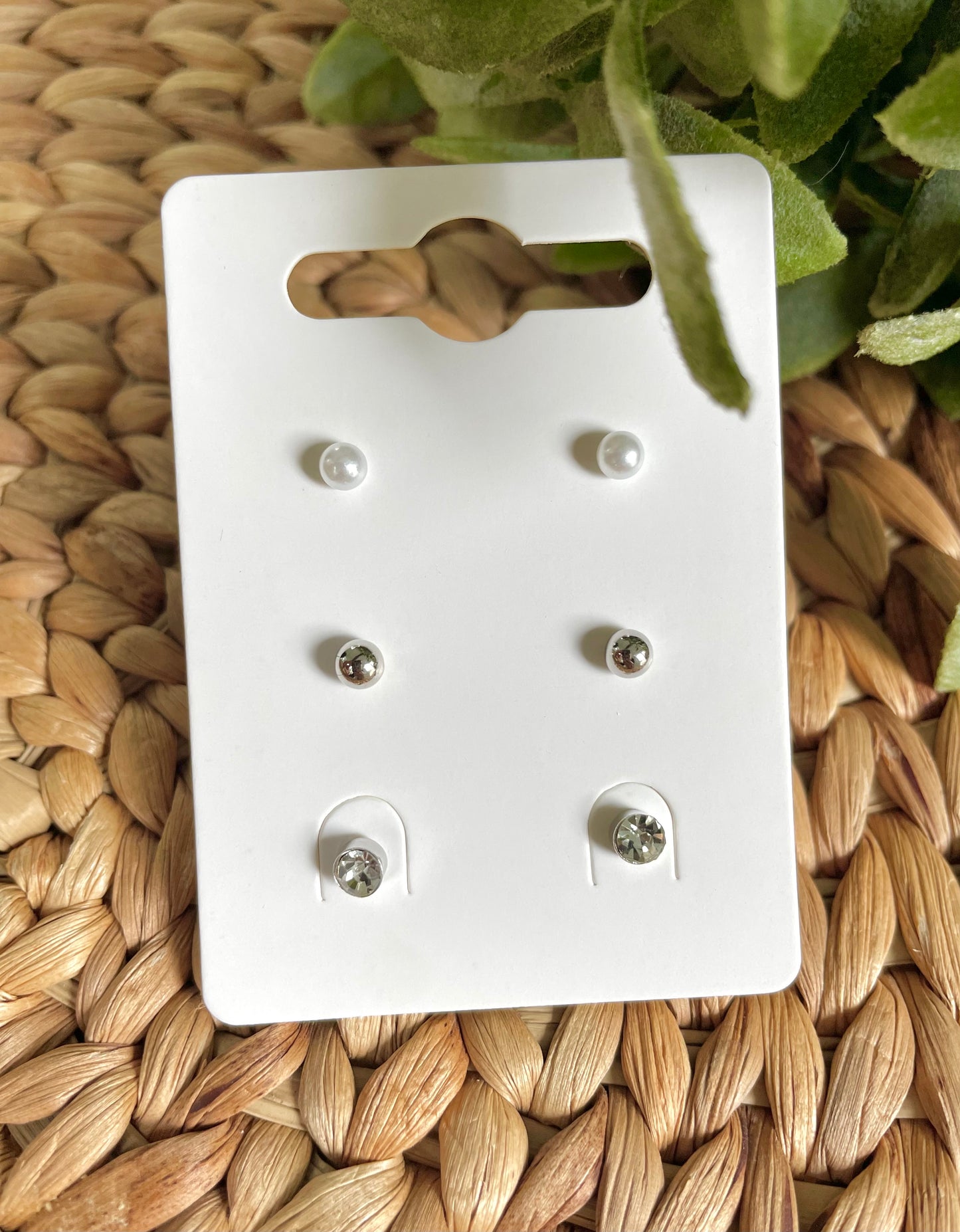 Trio Stud Pack (B) -Silver