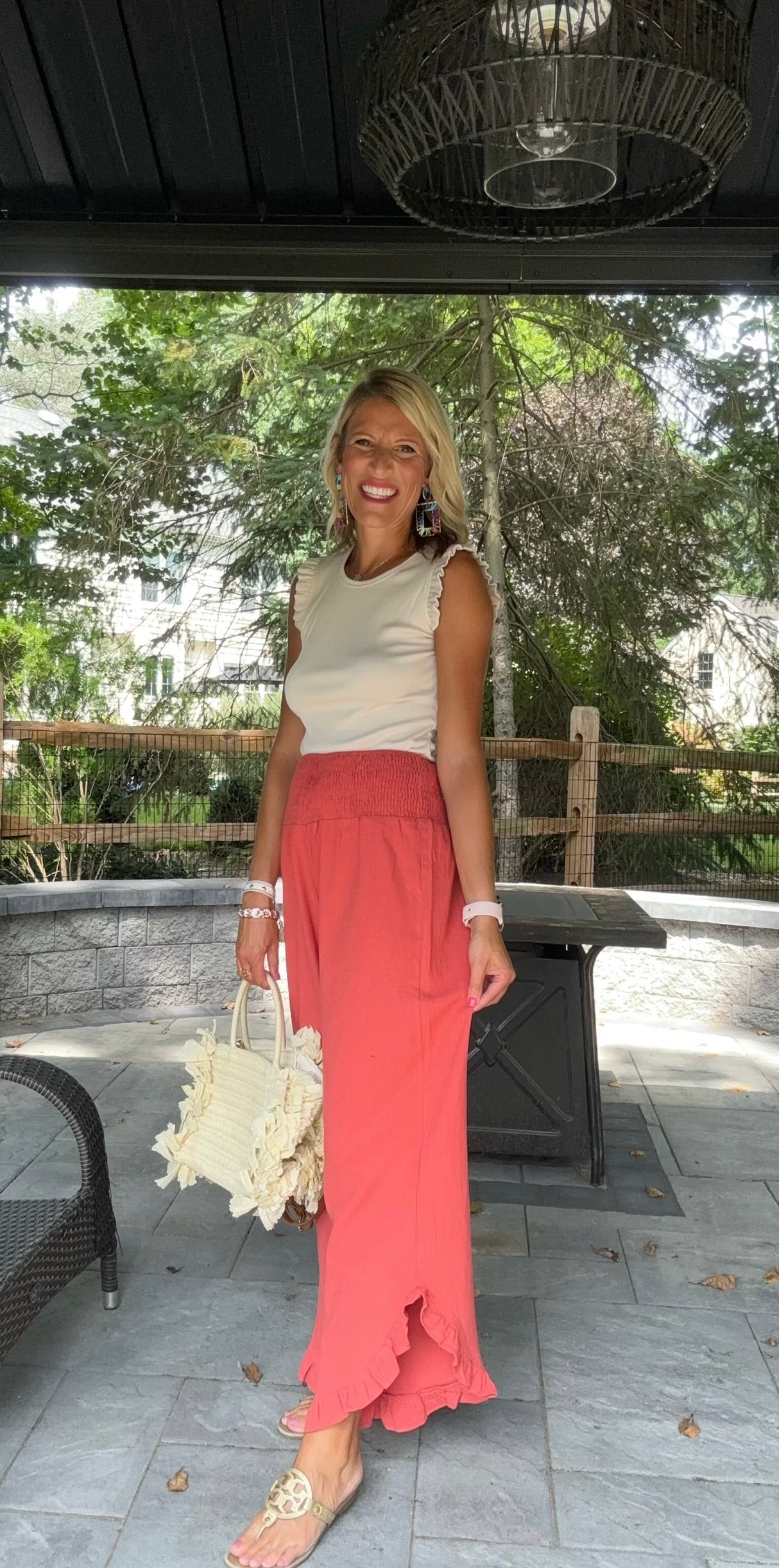 Woven Straw Handbag & Crossbody