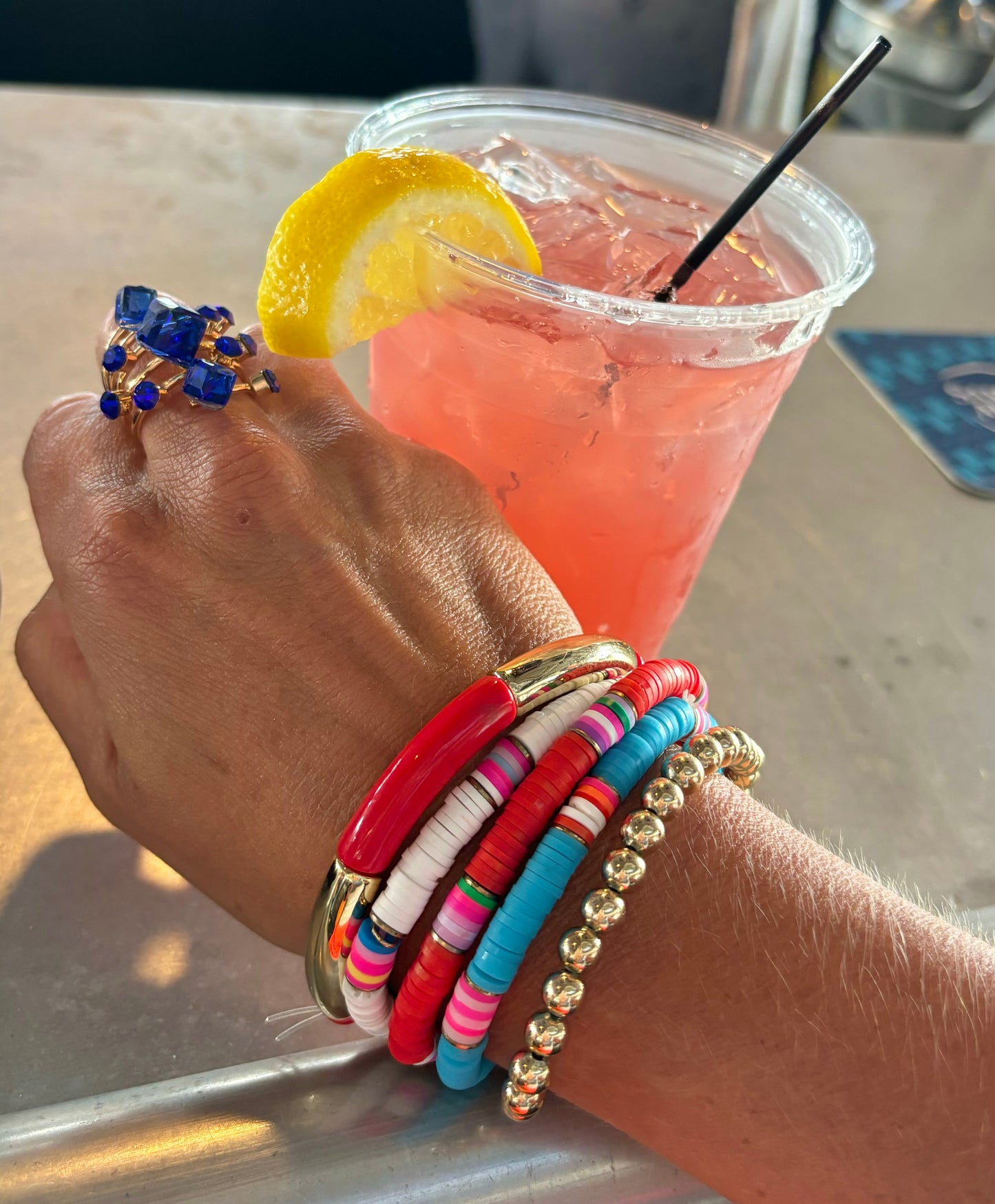Red, White, & Blue Bracelet Stack