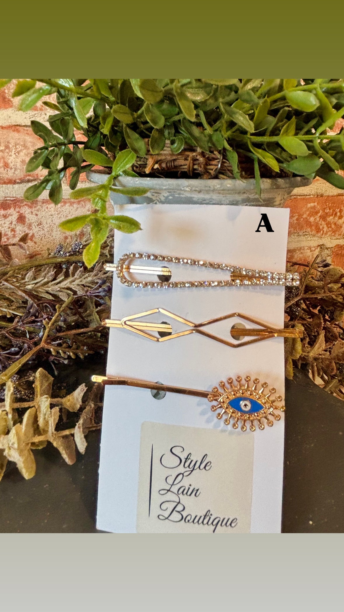 Embellished Hair Pins