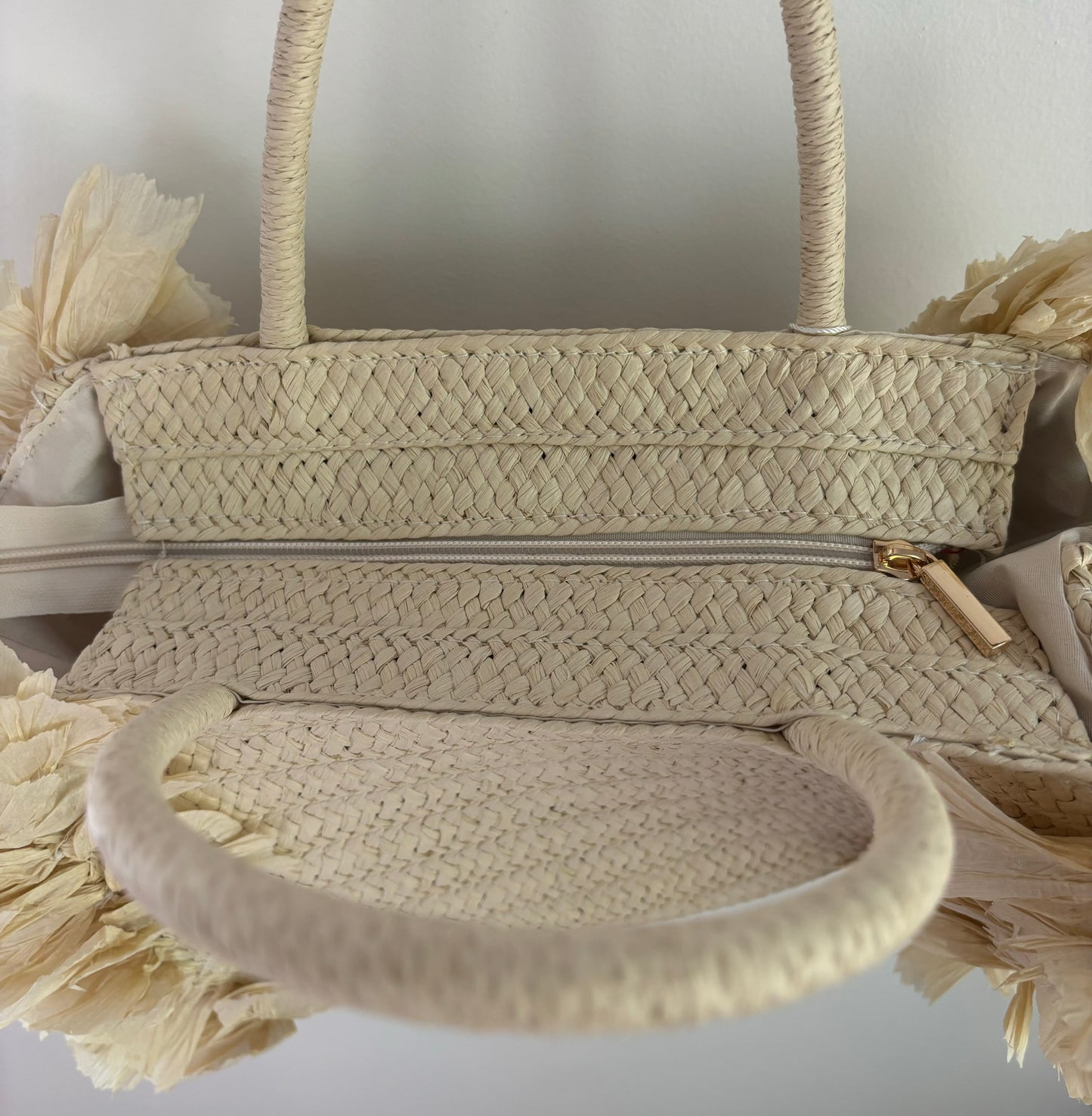 Woven Straw Handbag & Crossbody