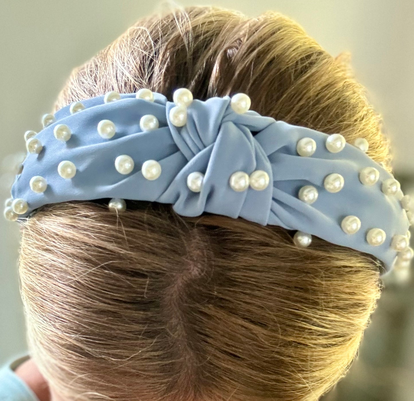 Pearl Headband-Blue