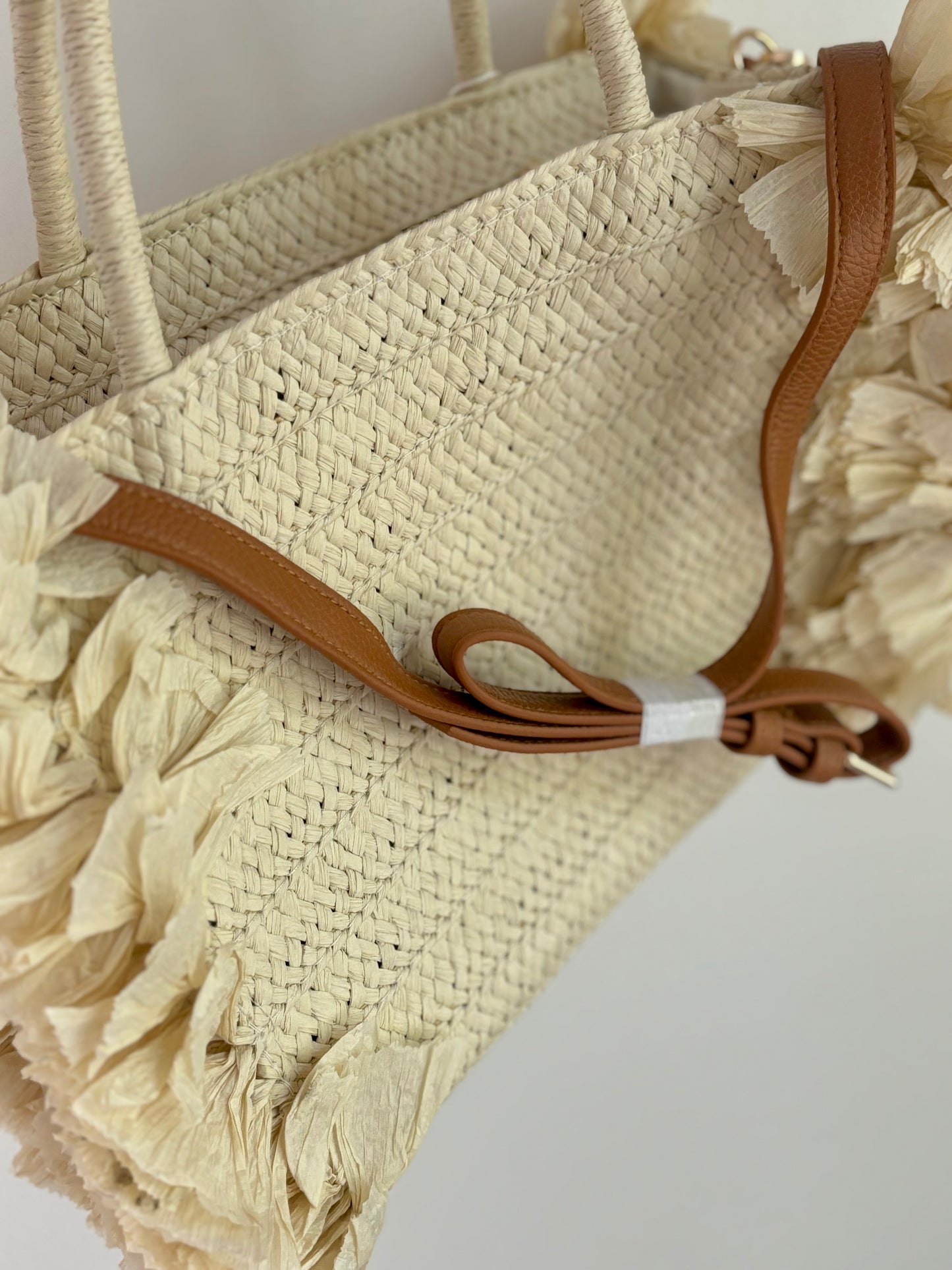 Woven Straw Handbag & Crossbody