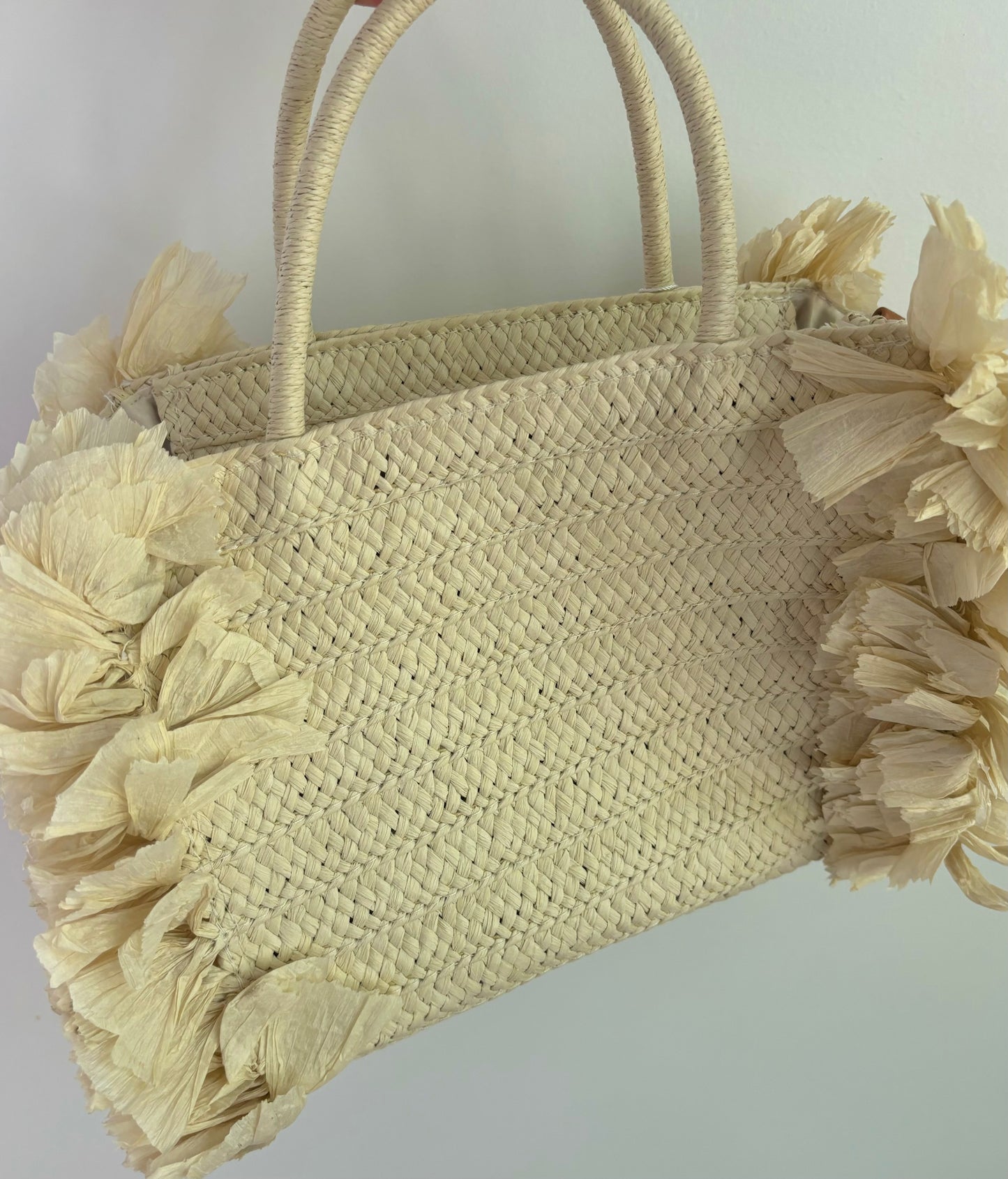 Woven Straw Handbag & Crossbody