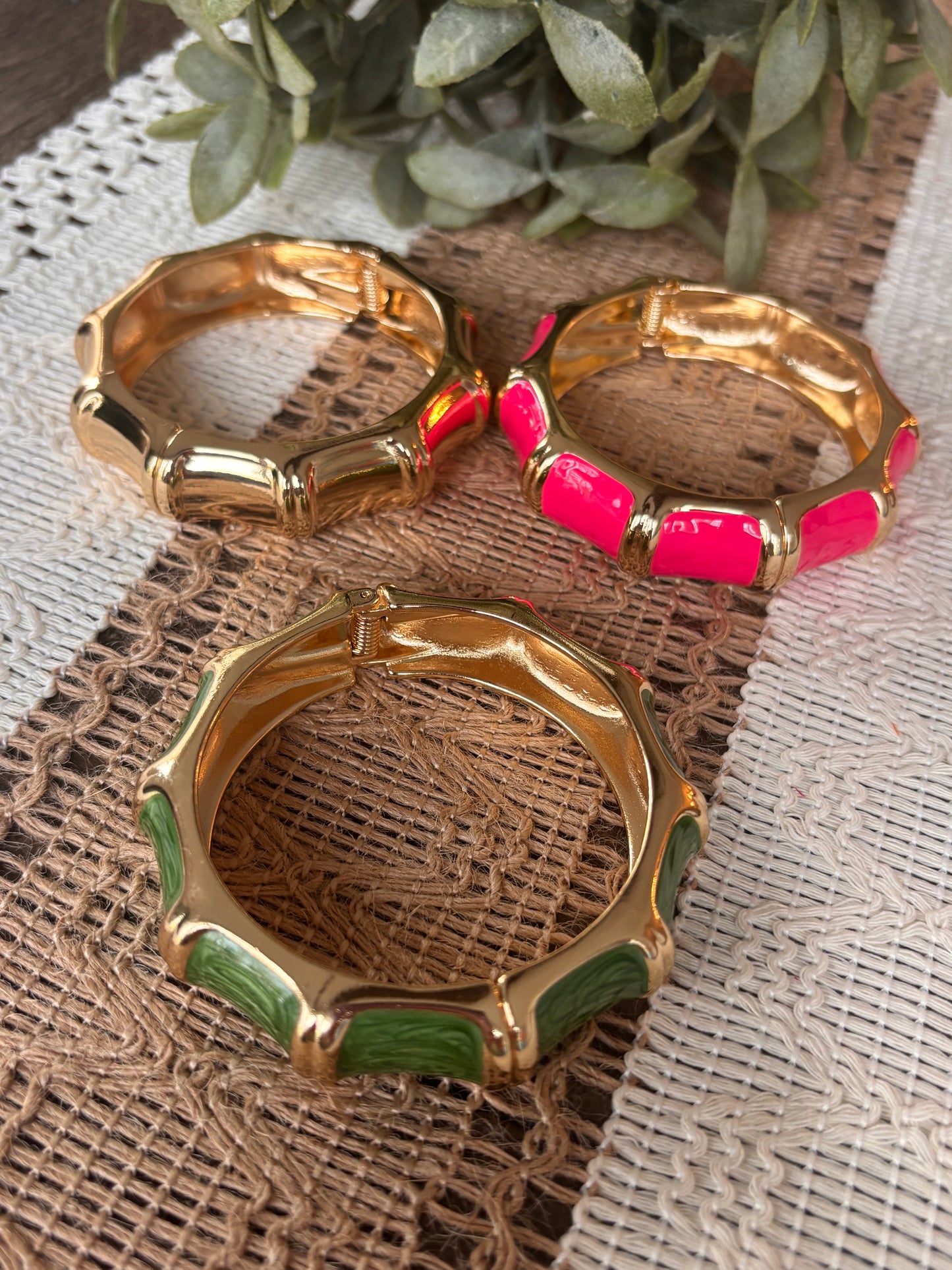 Gold Bamboo Bangle