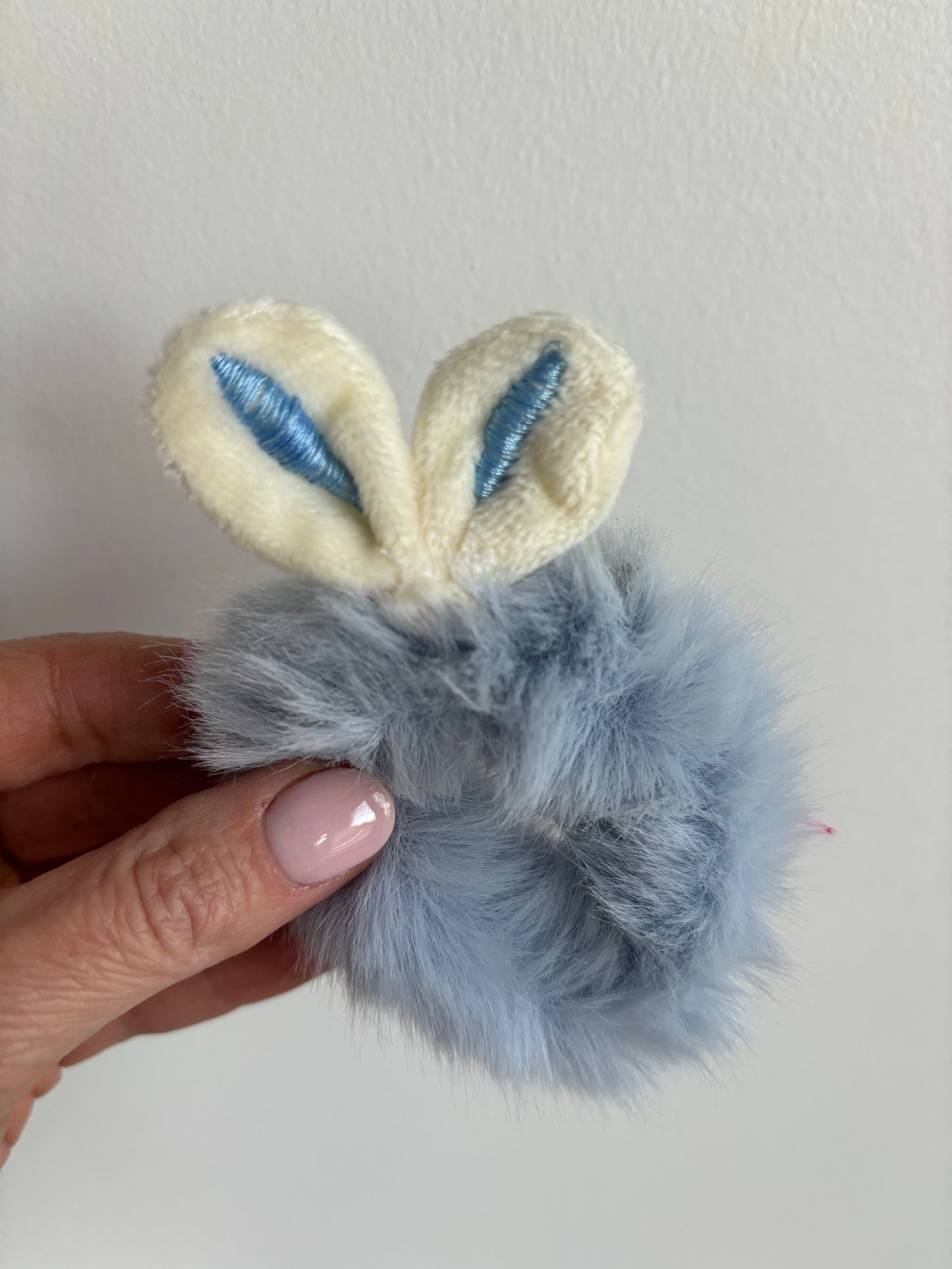 Bunny Ear Faux Fur Hair Scrunchies