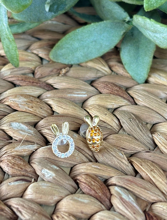 Carrot & Bunny Stud Earrings