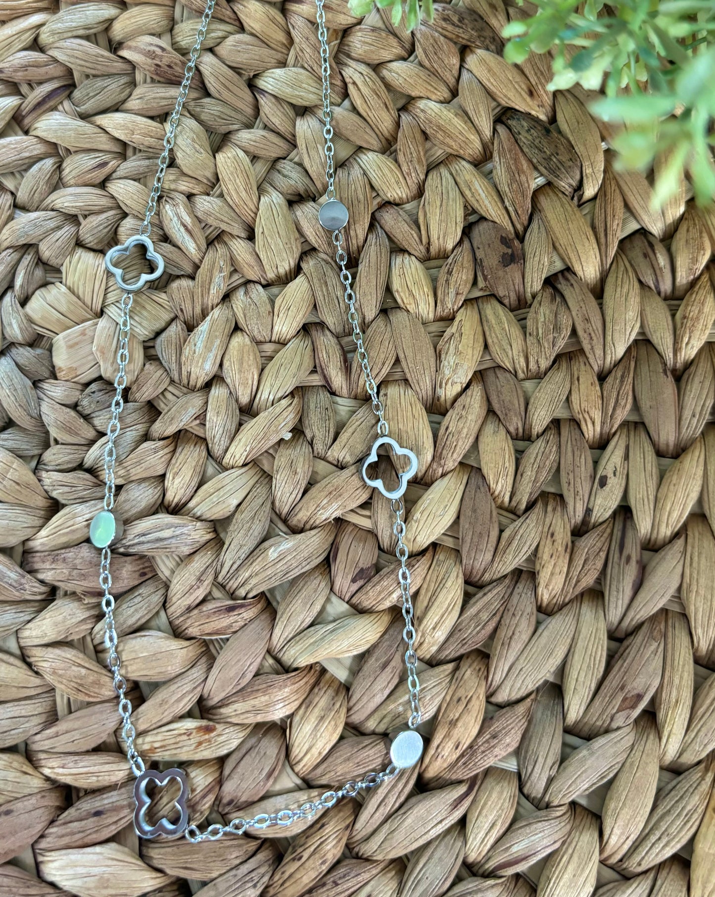 Silver Clover Necklace