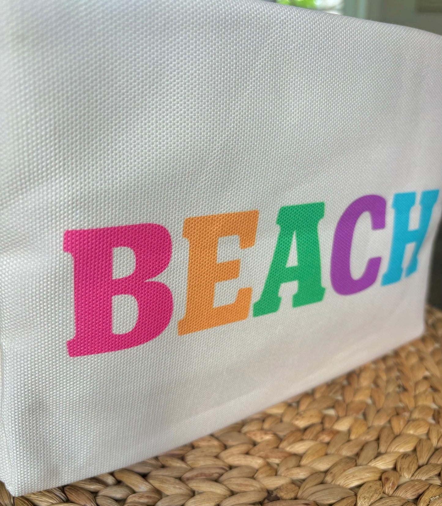 Beach Zipper Pouch- Large