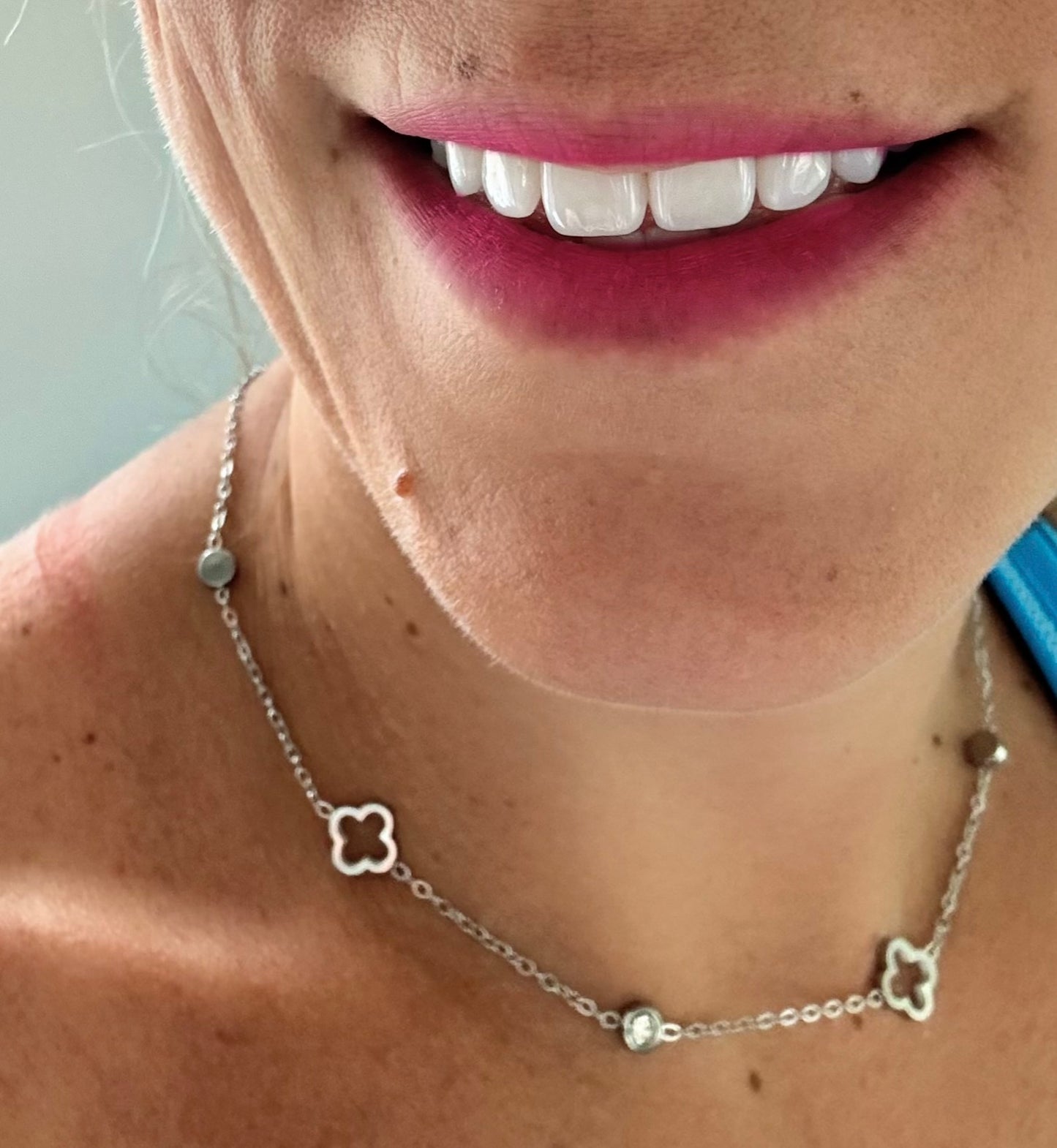 Silver Clover Necklace
