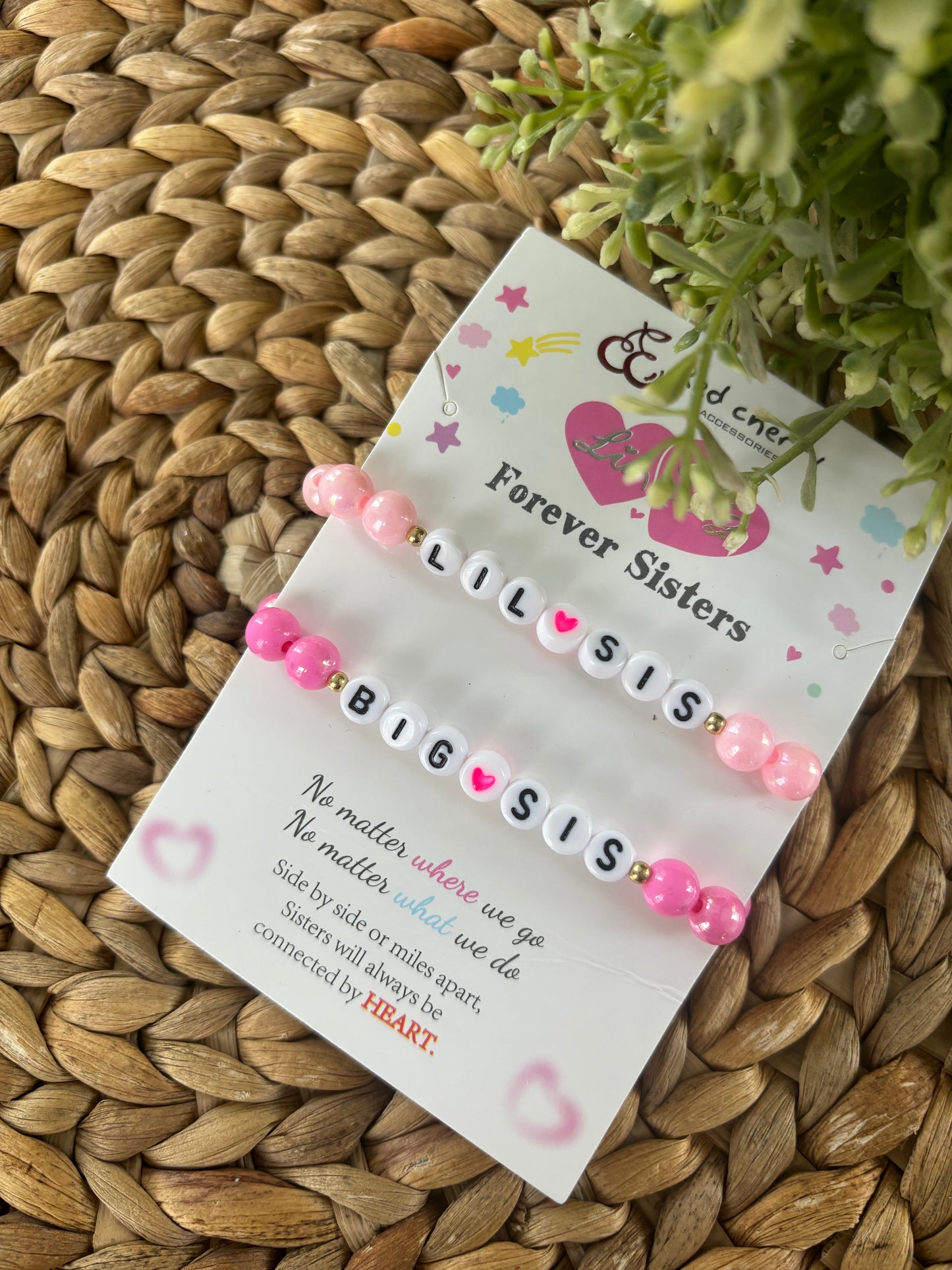Big Sis/Little Sis Bracelet Set