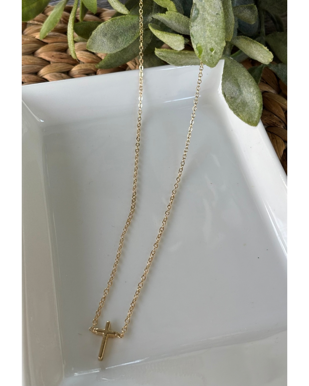 Gold Cross Necklace