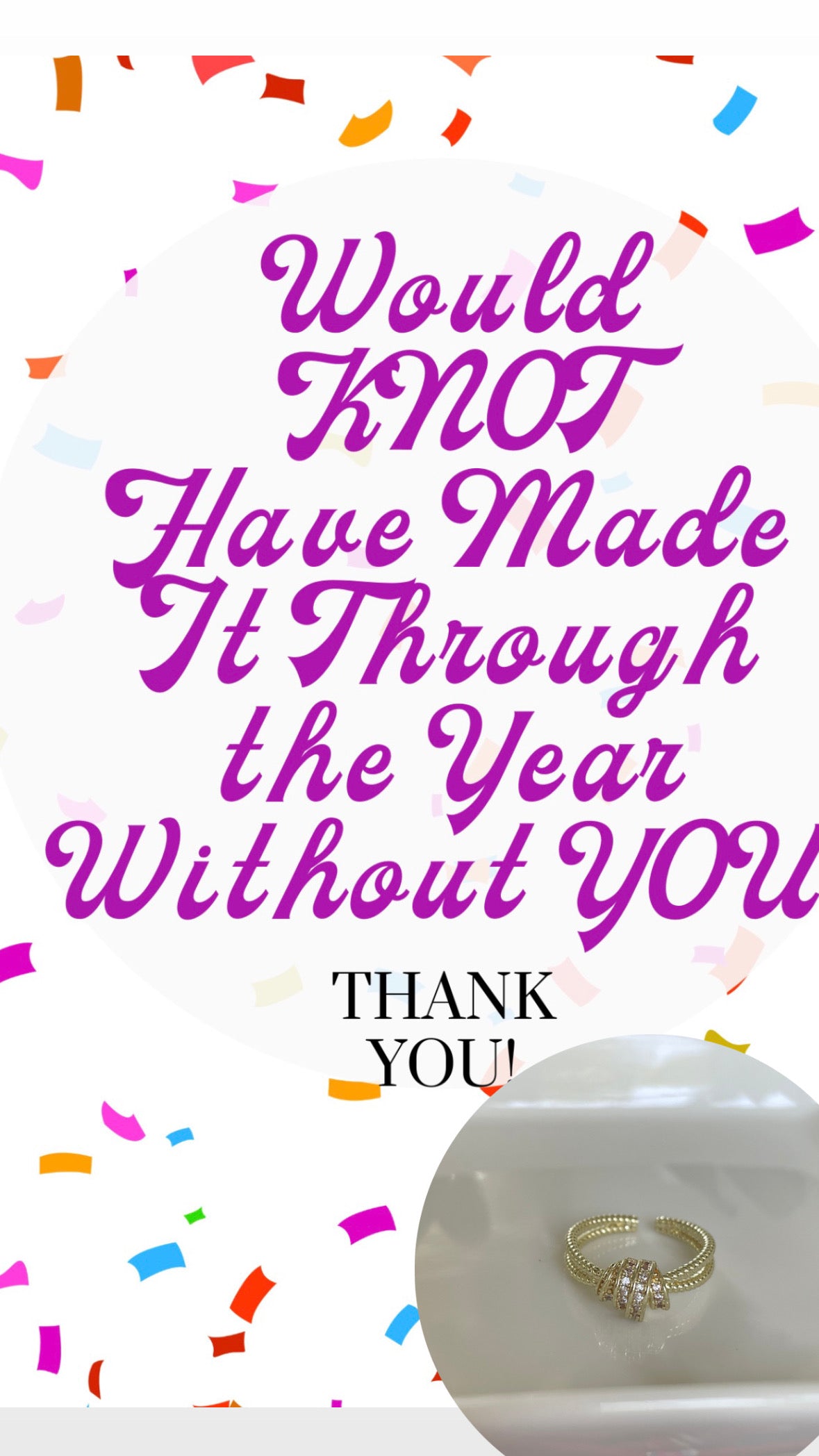 “Knot” Have Made It Teacher Gift-Ring