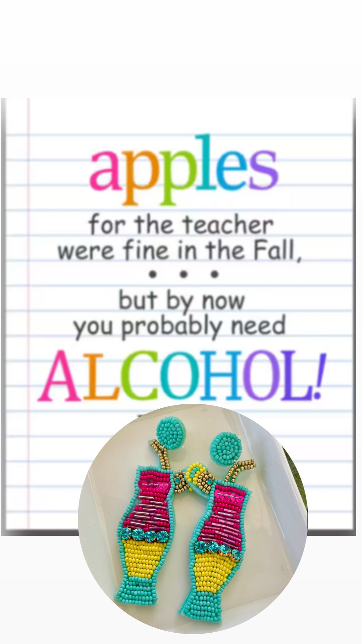 Teachers Need a Cocktail