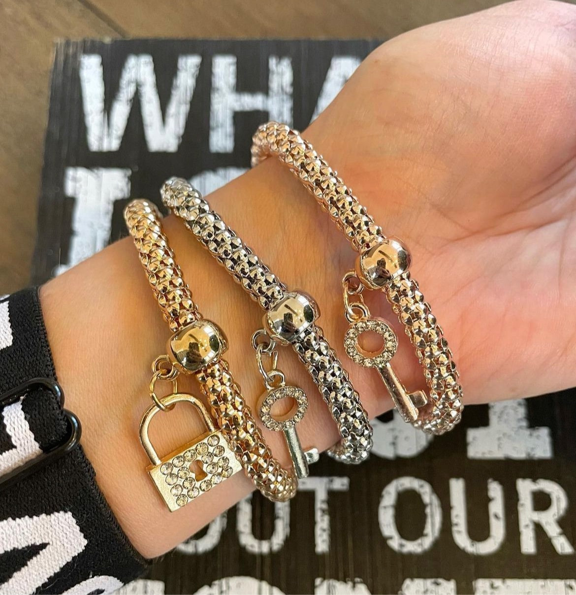 Lock & Key Bracelets
