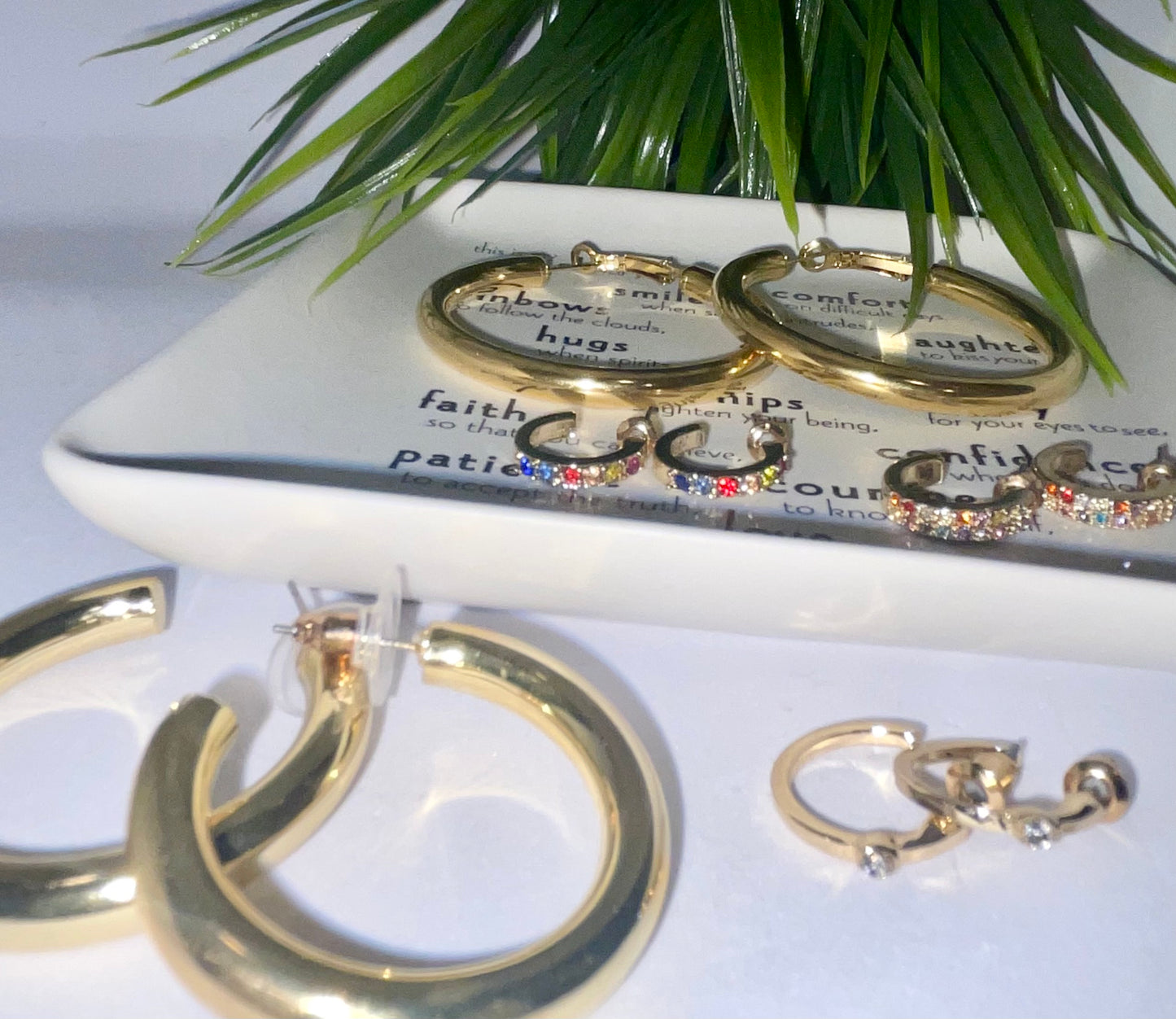 Not Your Basic Gold Hoops