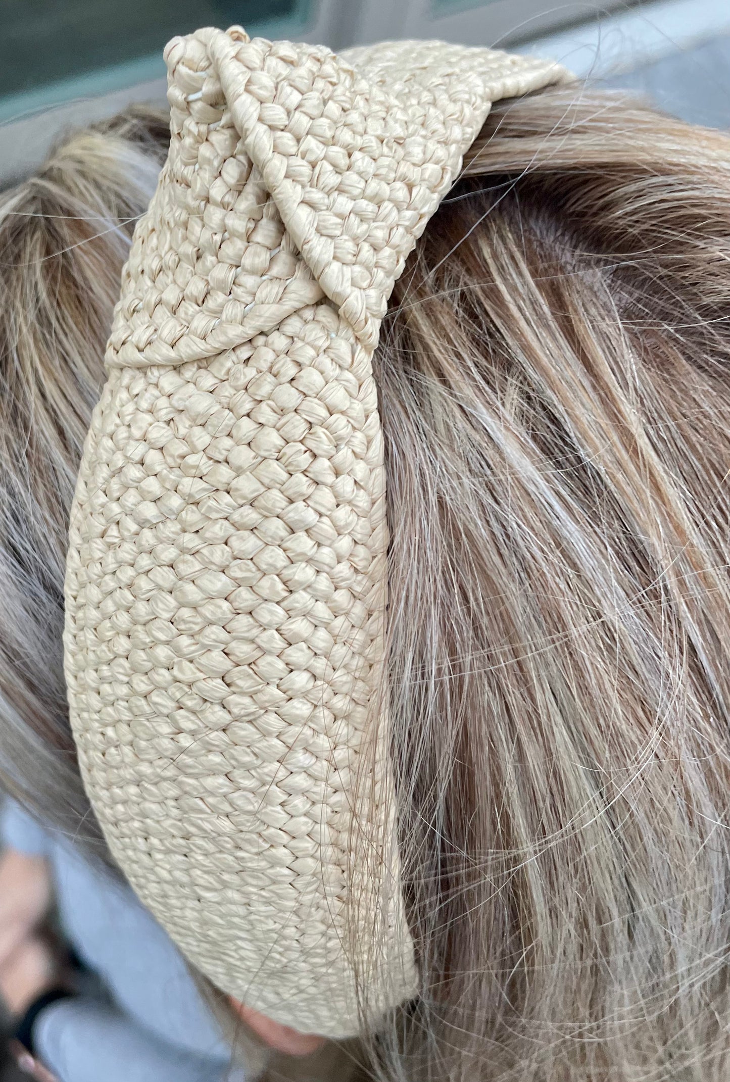 Raffia Knotted Headband