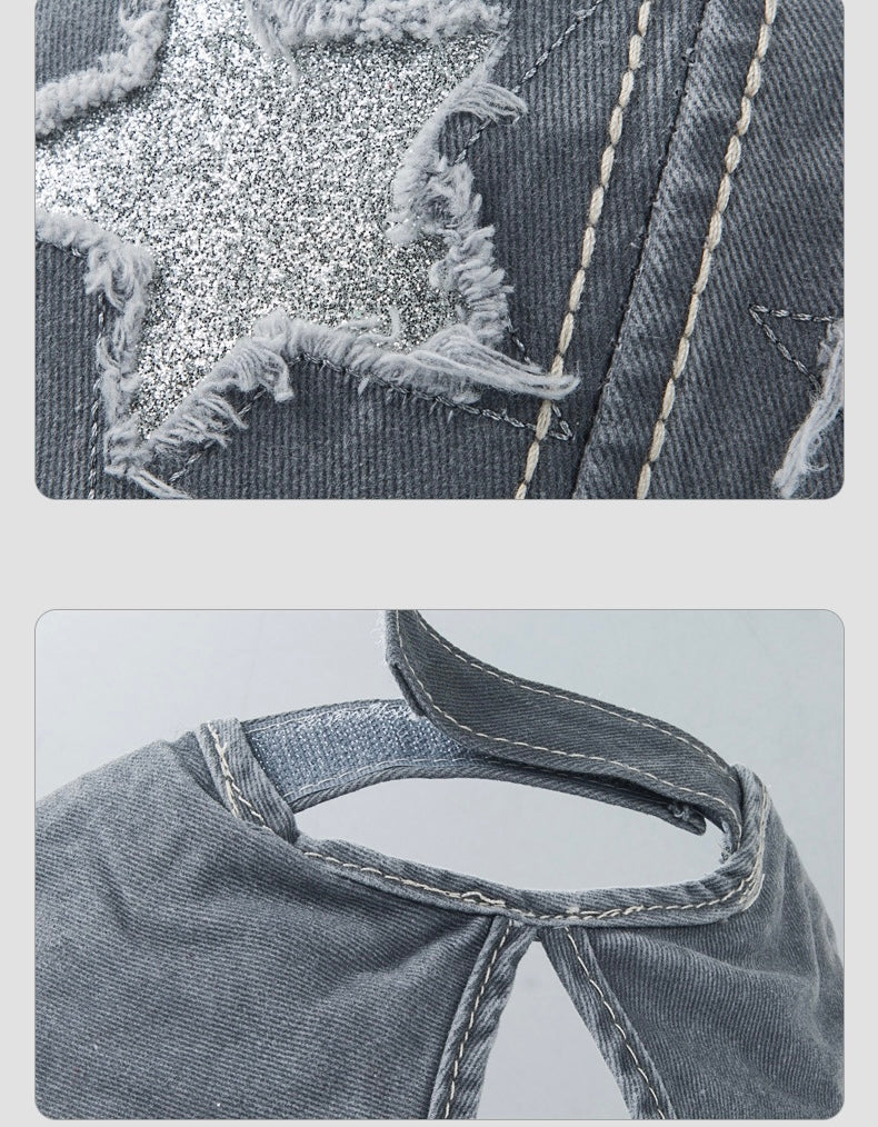 Distressed Star Baseball Hat