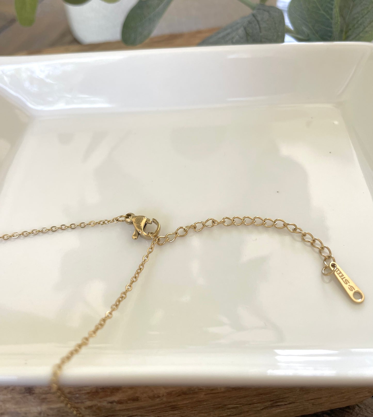 Pave In Lay Necklace