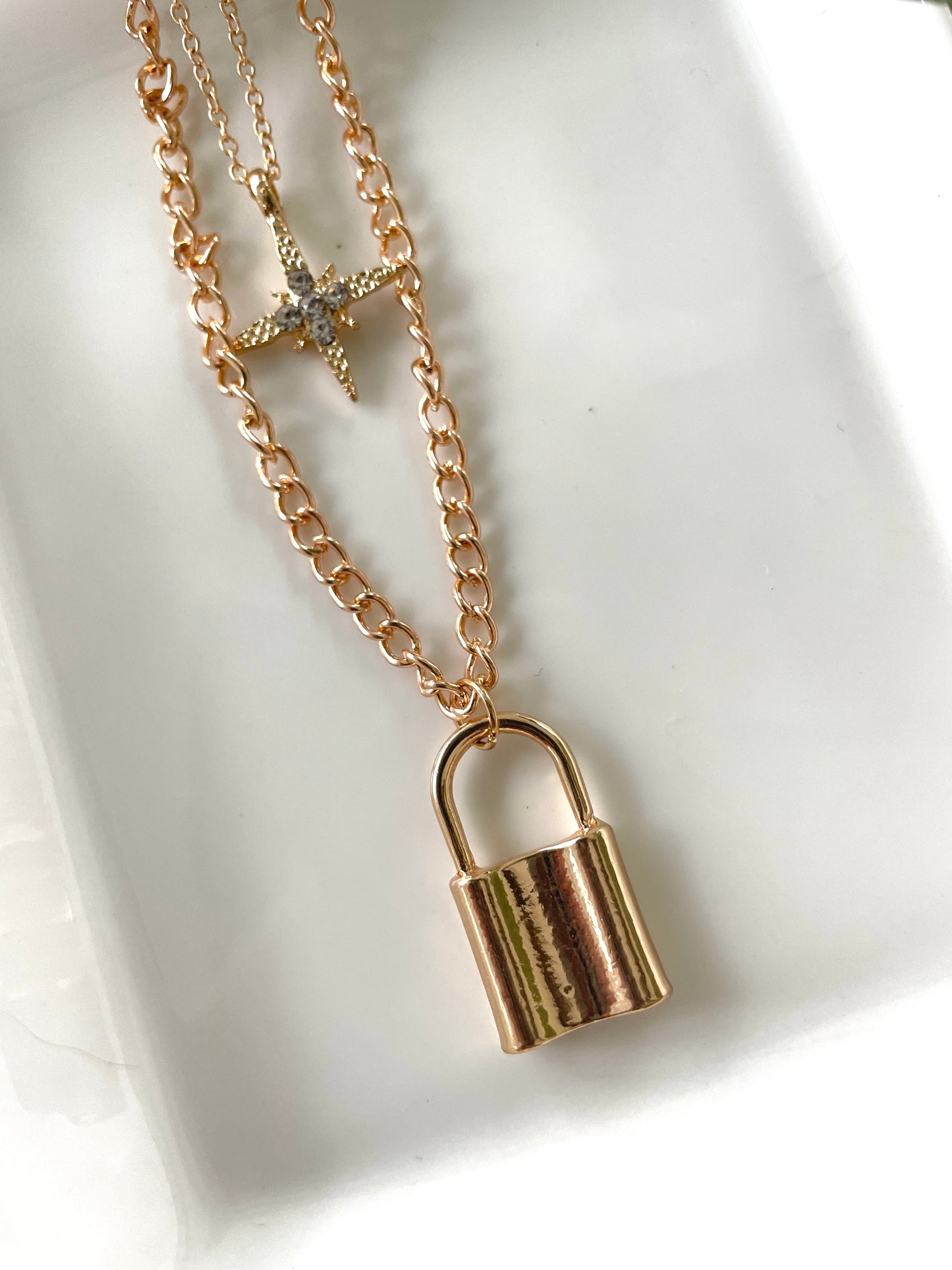 Multi Chain Layering Necklace
