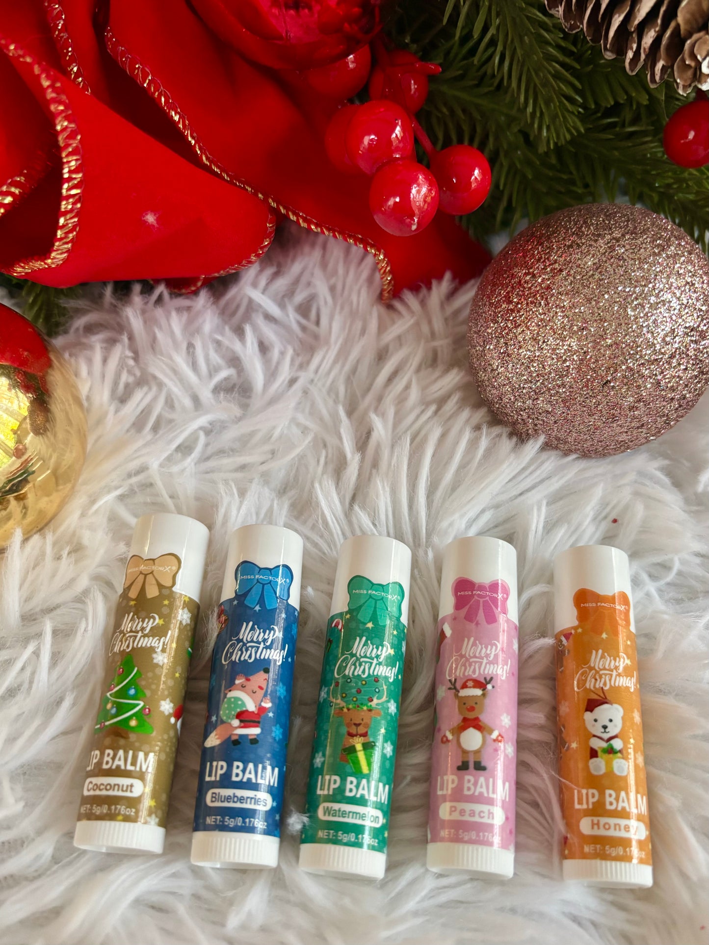 Festive Lip Balms