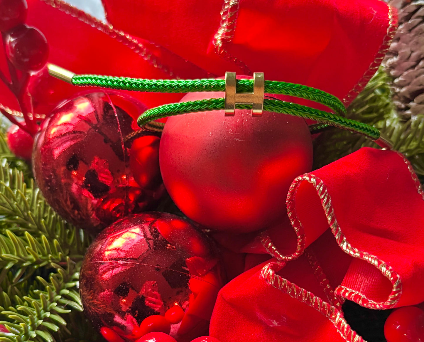 Designer Inspired “H” Rope Bracelet