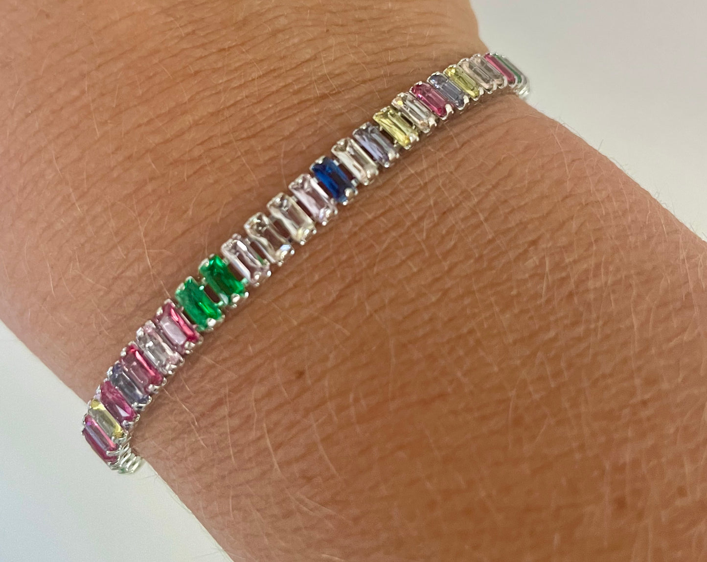 All the Colors Bracelet-Silver