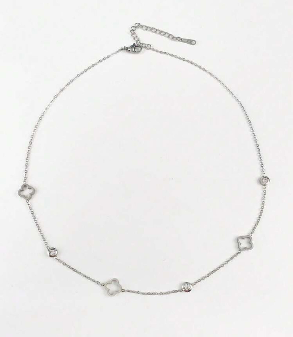 Silver Clover Necklace