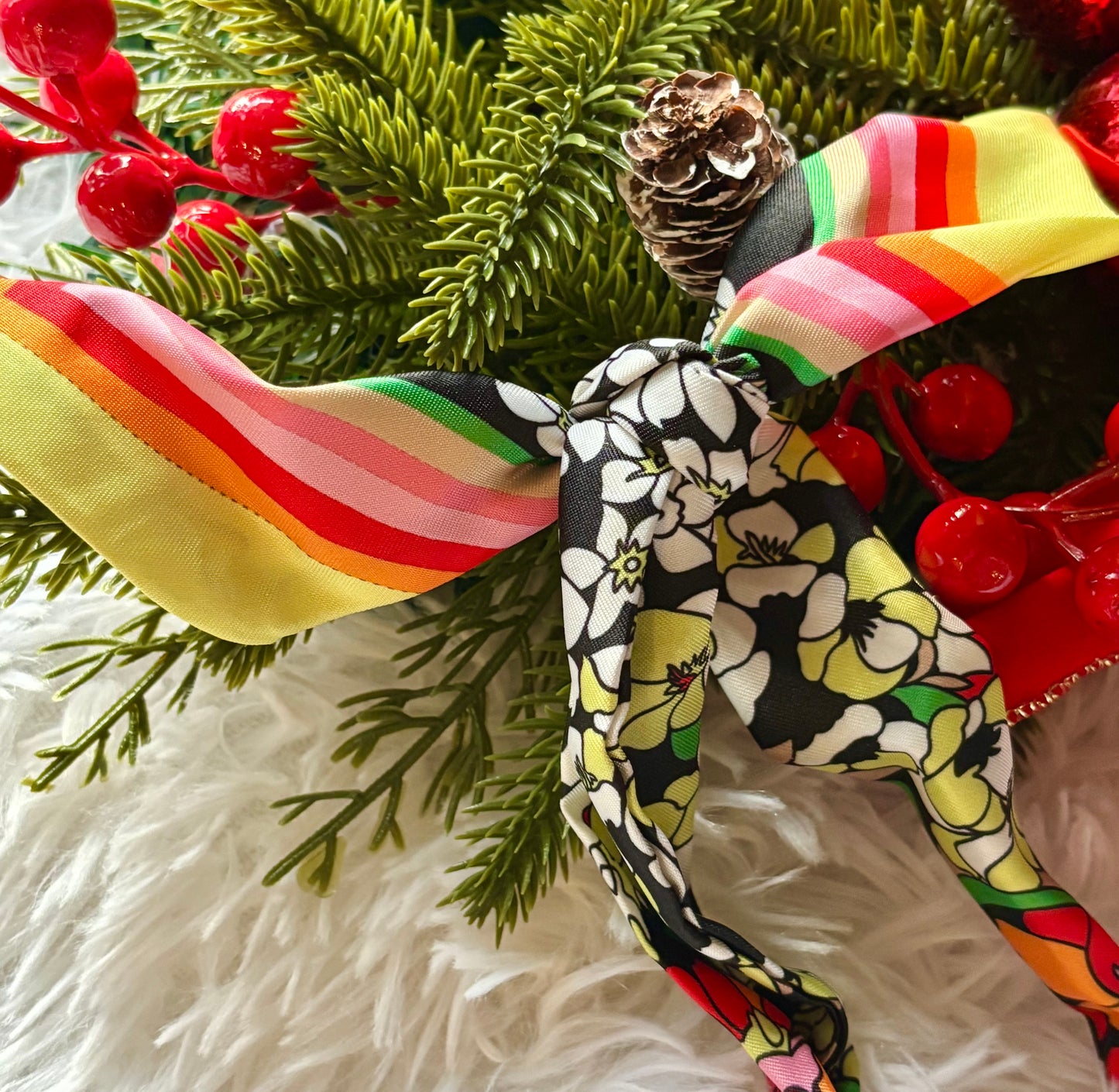 Scarf Bow Charm Necklace