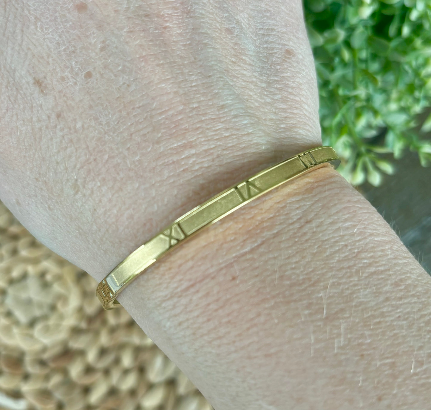 Roman Numeral Bangle