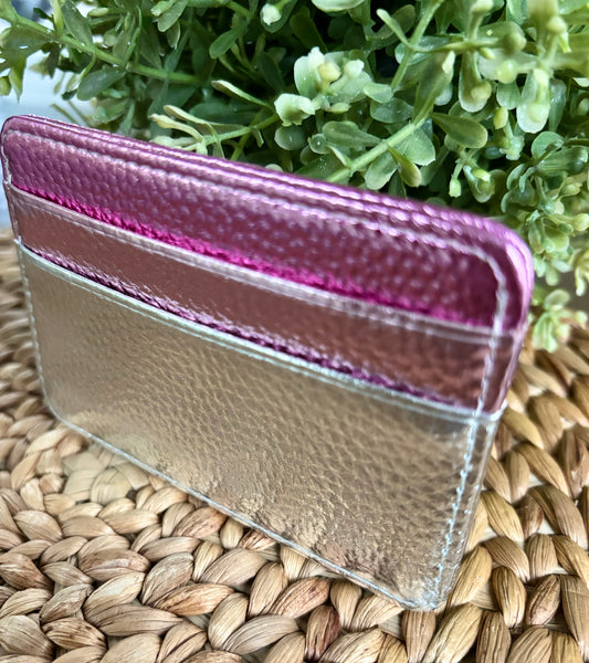 Metallic Slim Card Holder