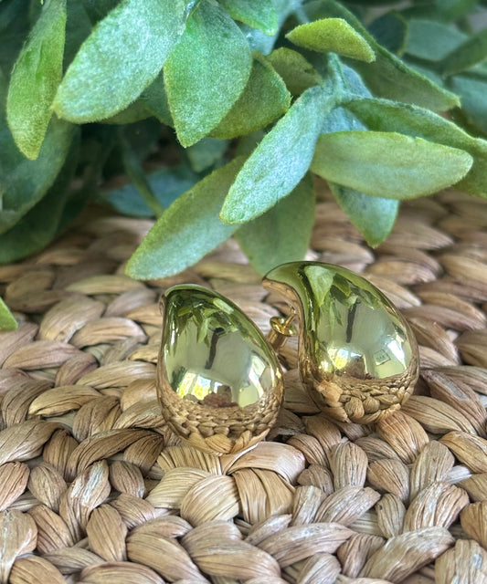 Teardrop Statement Studs