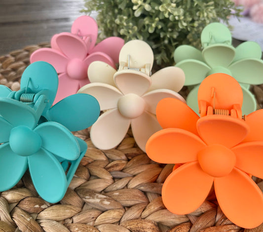 Claw Clips-Flower