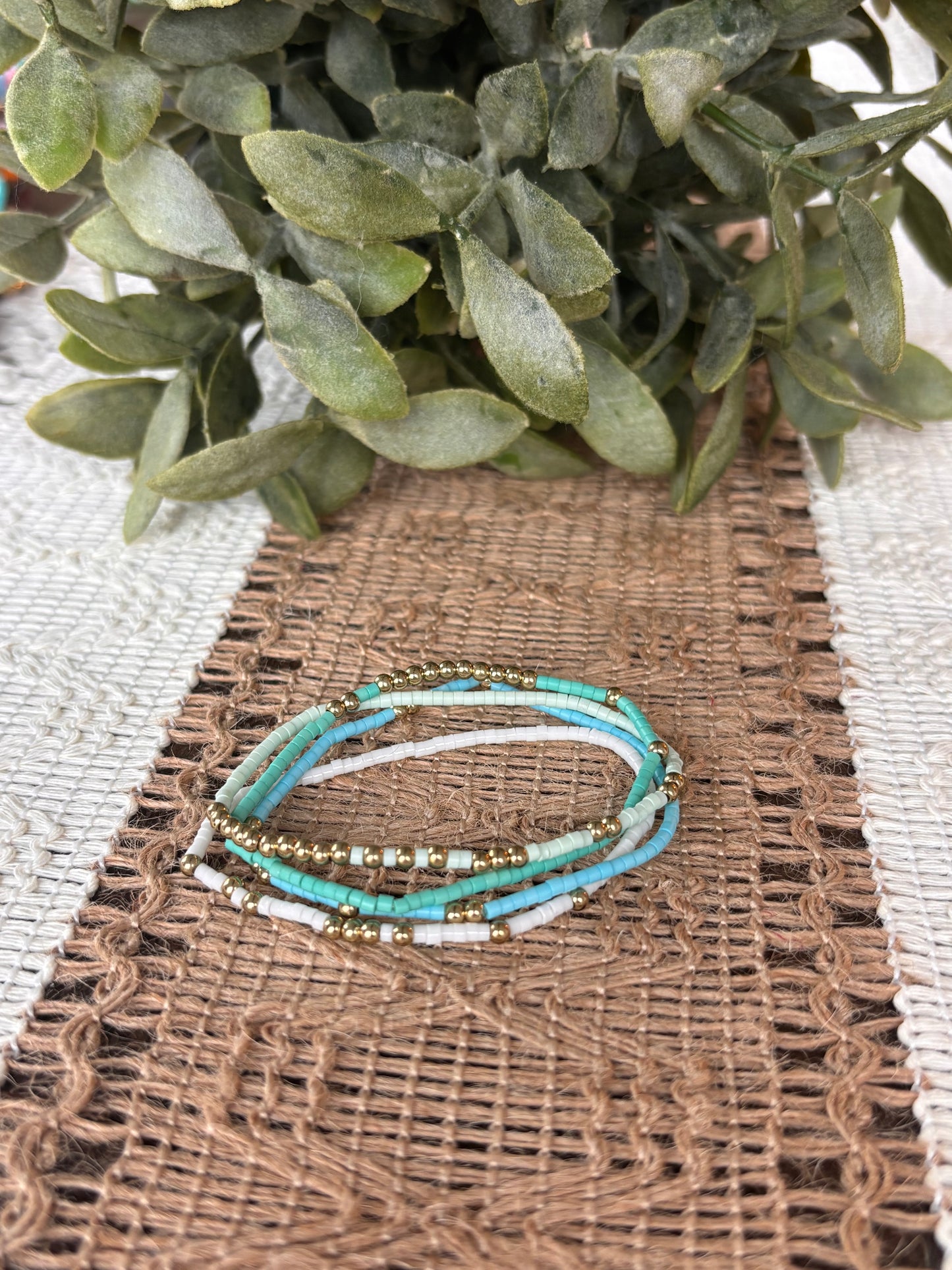 Beaded Bracelet Stack