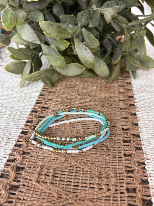 Beaded Bracelet Stack
