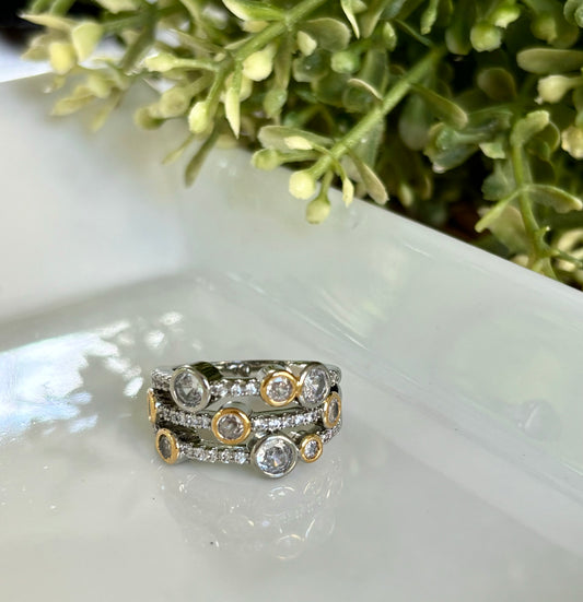 Designer Inspired Layered Ring