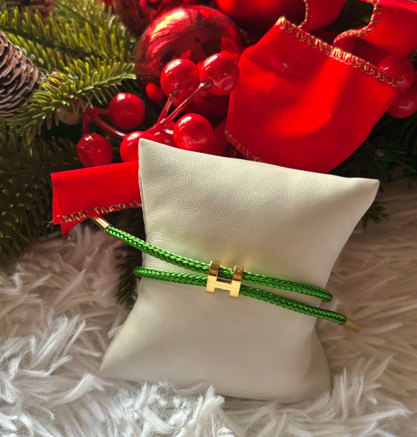 Designer Inspired “H” Rope Bracelet