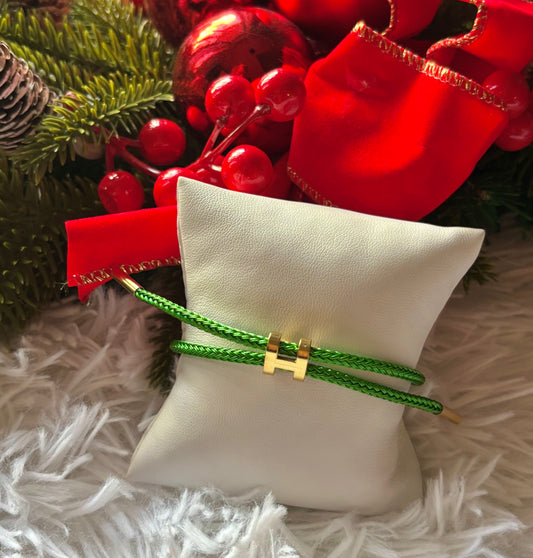 Designer Inspired “H” Rope Bracelet