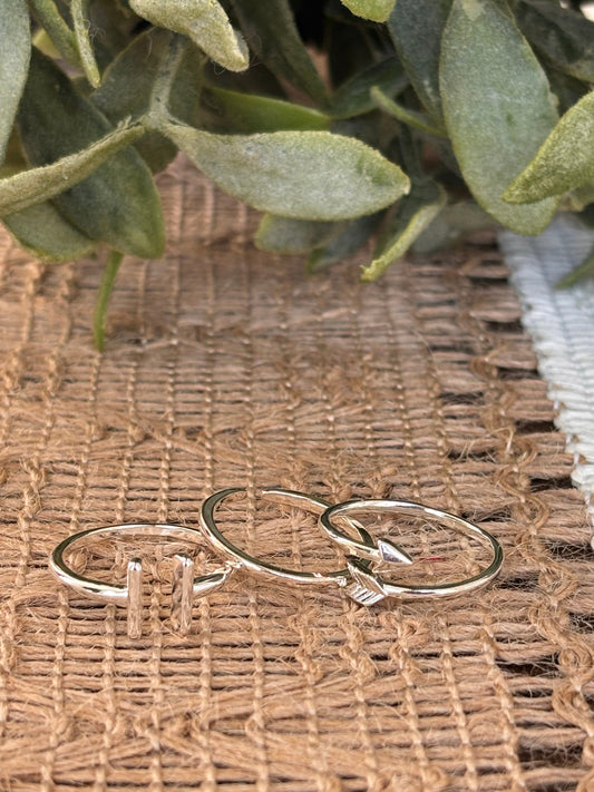 Arrow Stackable Rings