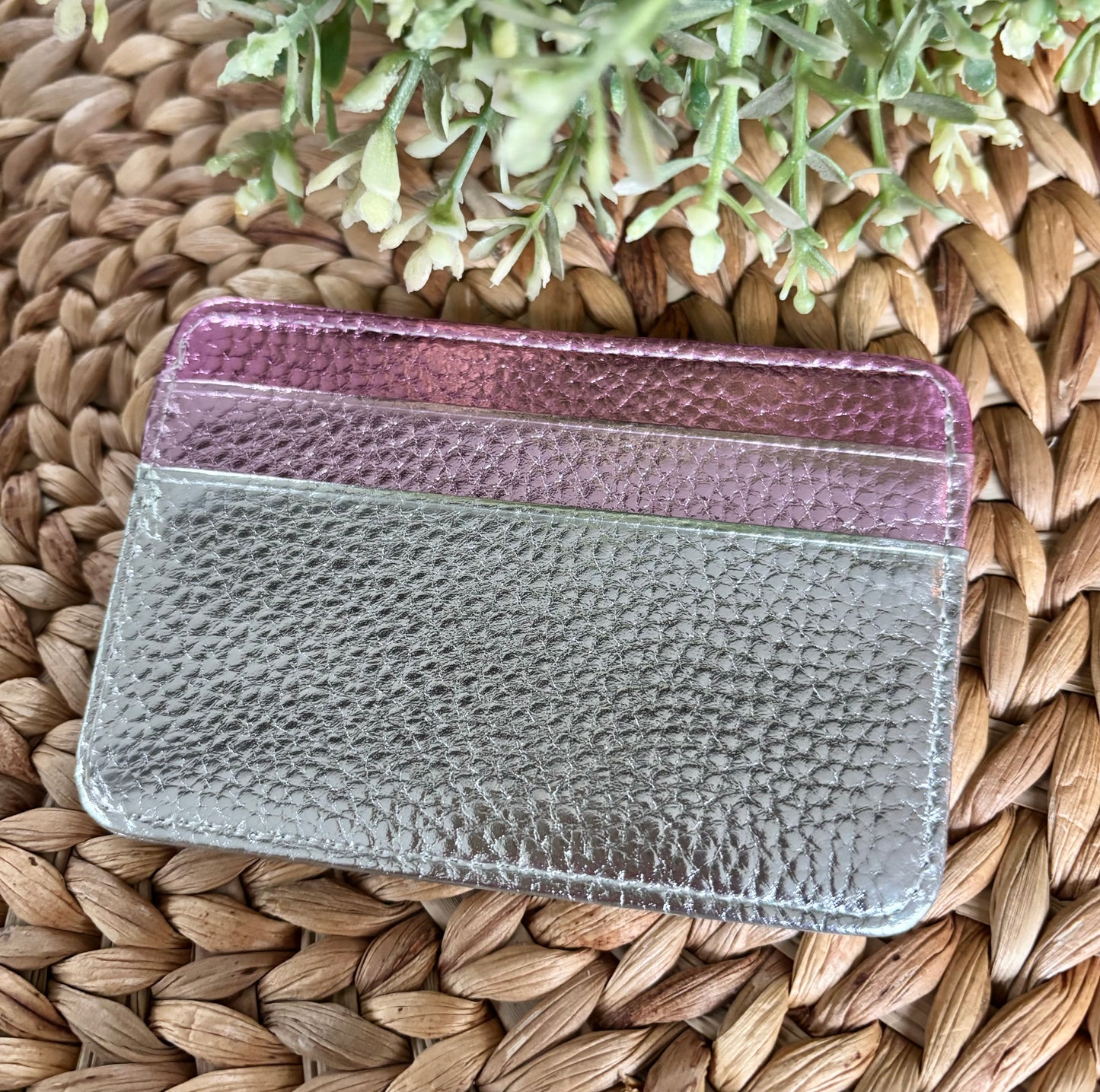 Metallic Slim Card Holder