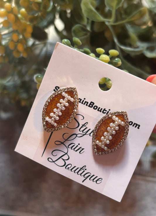 Bedazzled Football Studs