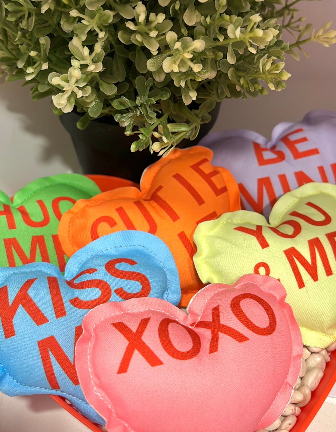 Mini Conversation Heart Pillows