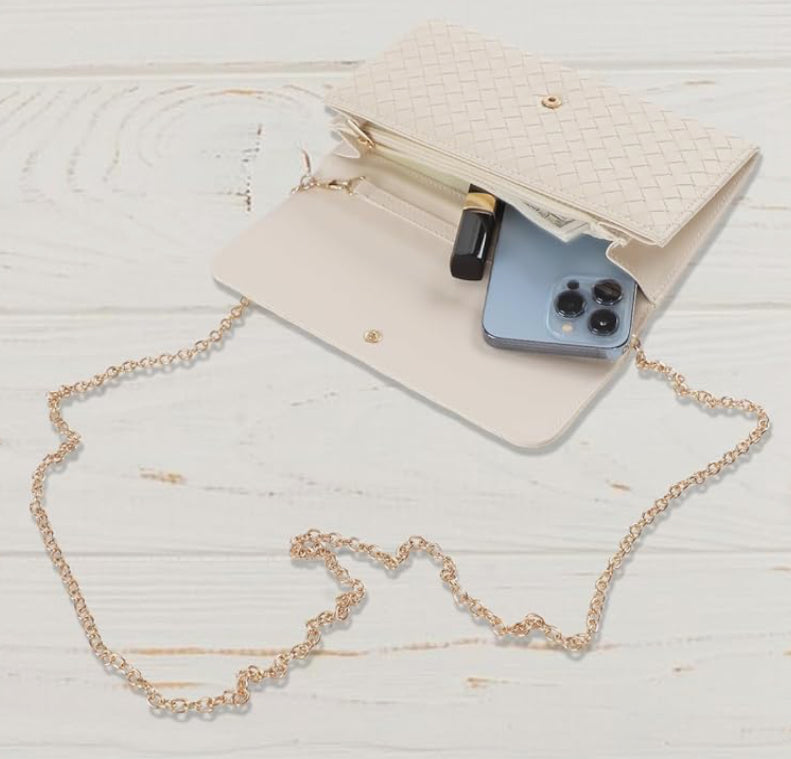 Off White Envelope Crossbody