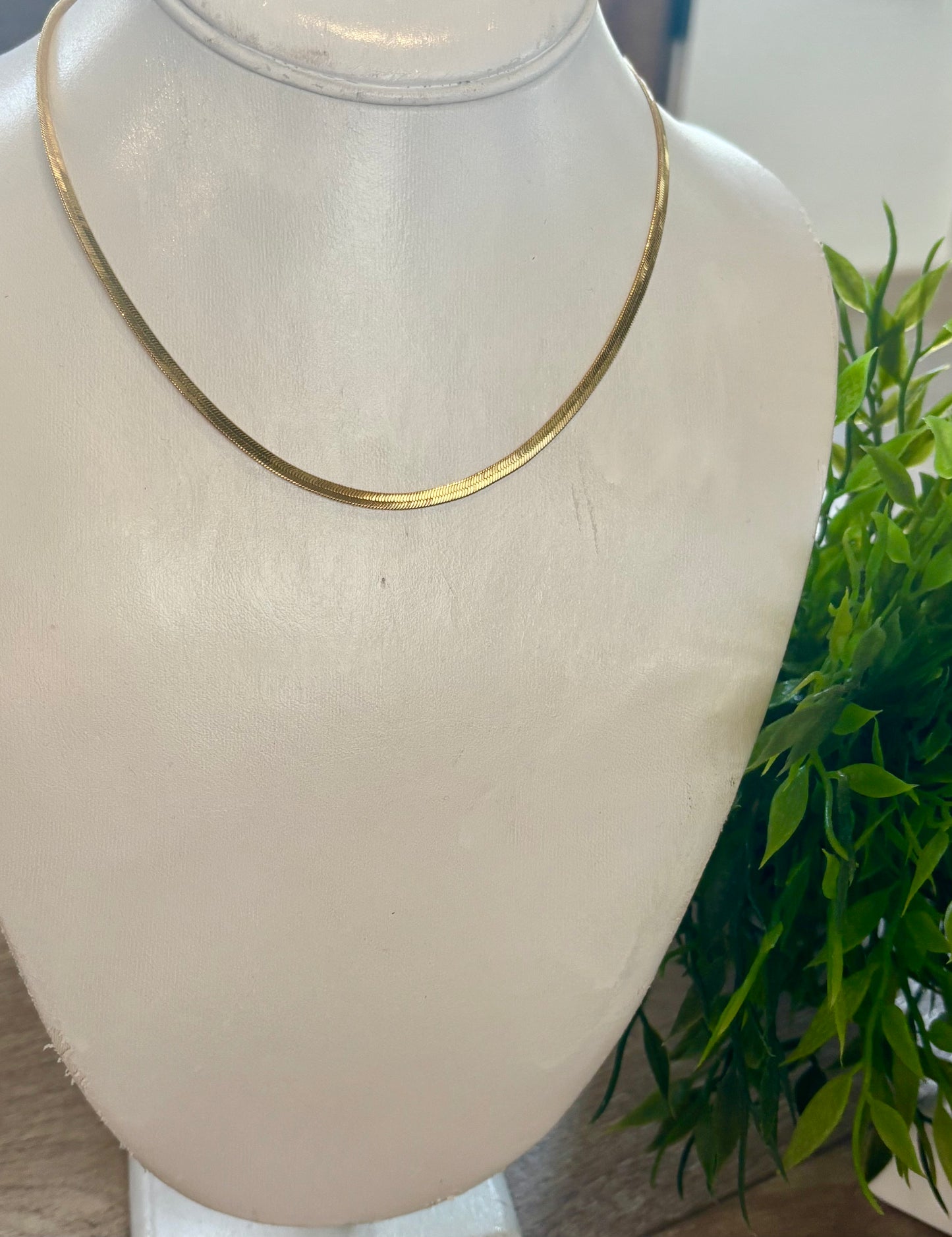 Herringbone Snake Necklace