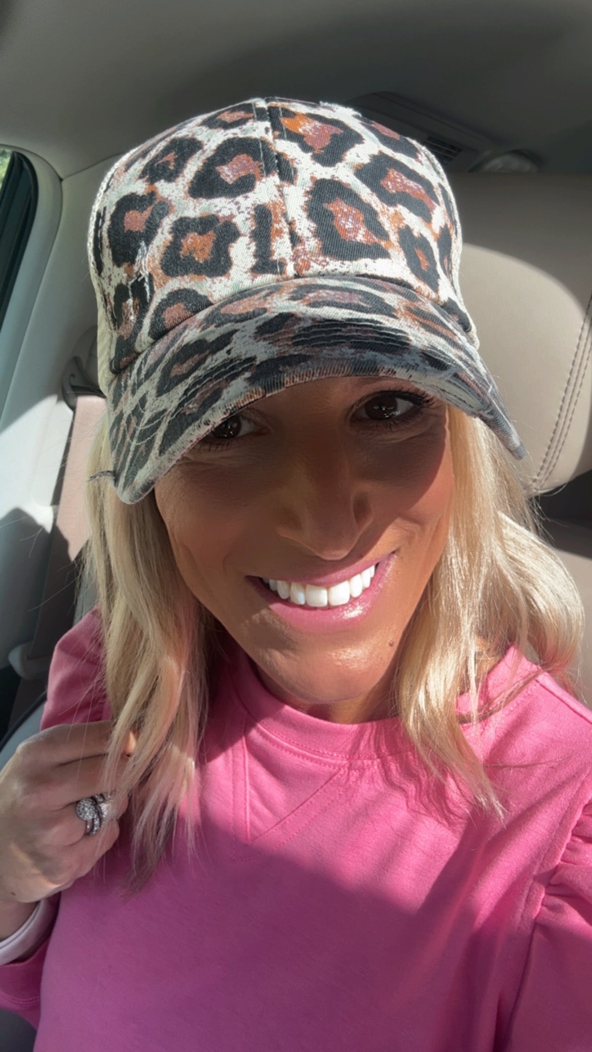 Leopard Trucker Hat