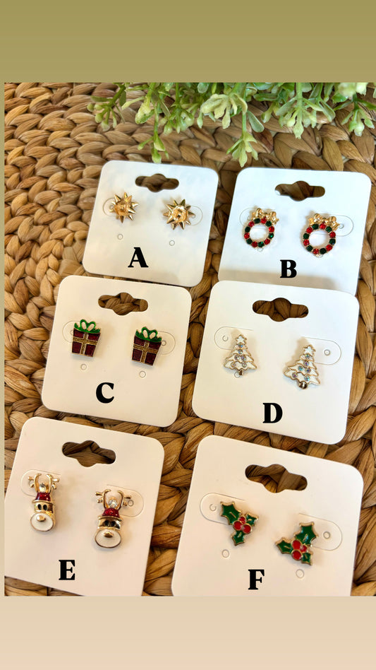 Christmas Stud Earrings