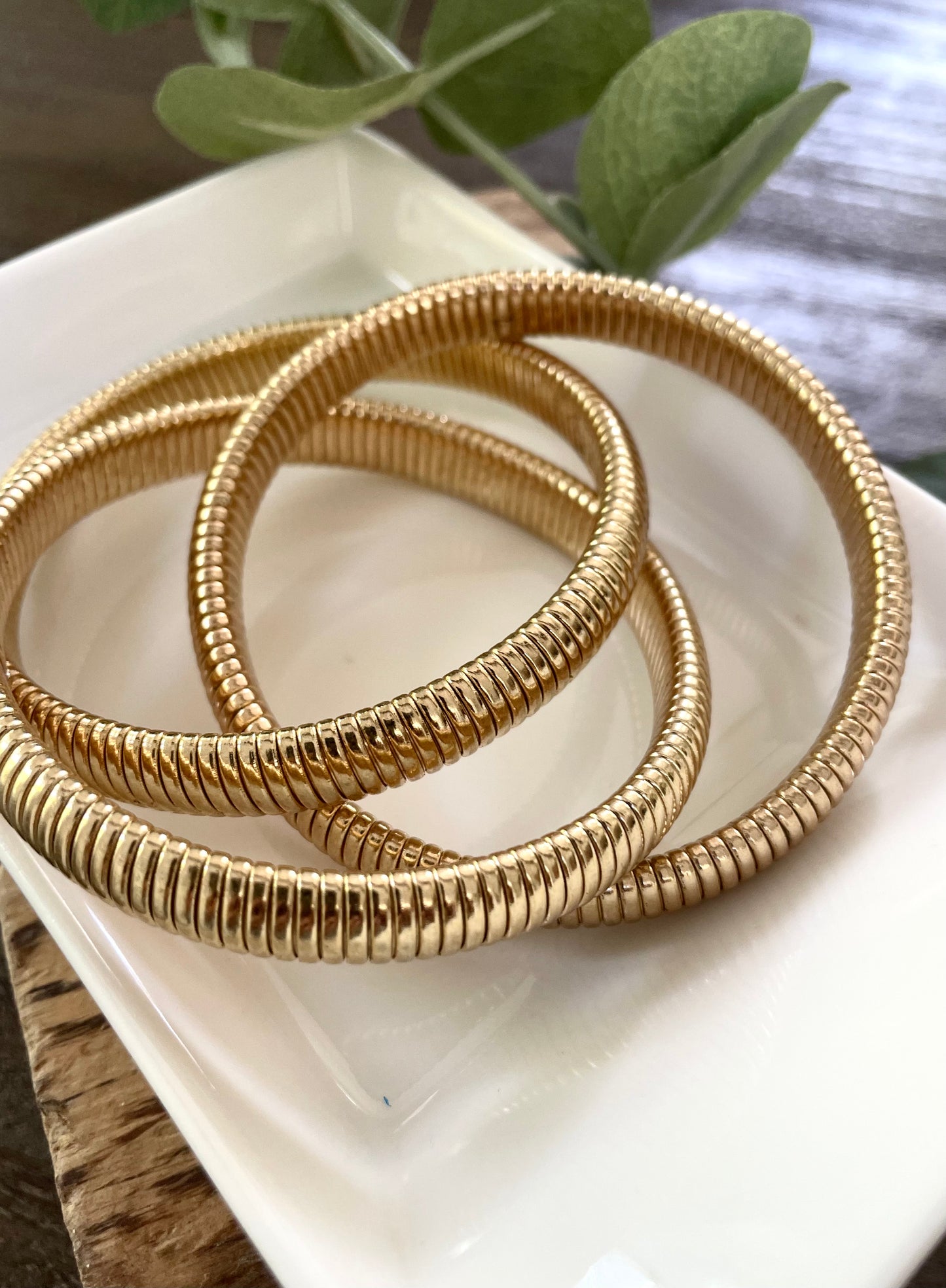 Twist Bangle Bracelet